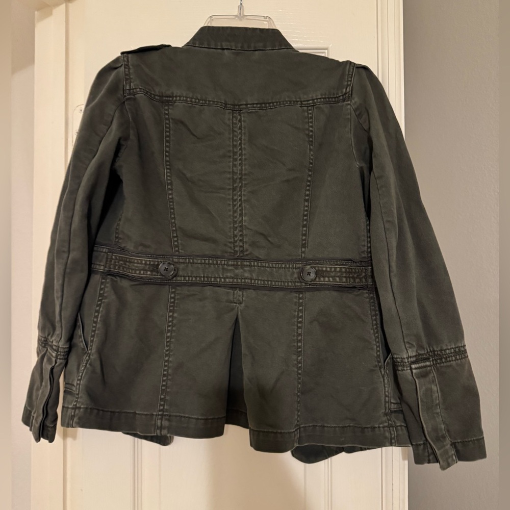 LOFT Army Green Utility Jacket - Picture 3 of 3